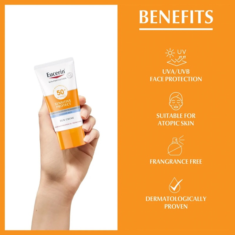 Eucerin Sun Creme Sensitive Protect SPF 50+