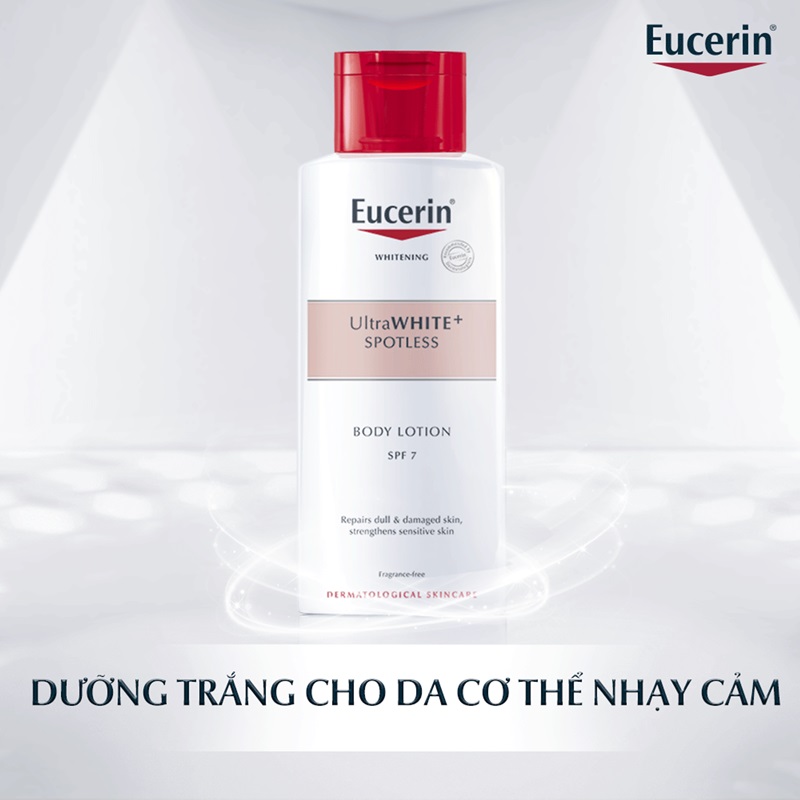 Kem dưỡng trắng da Body Nhạy Cảm Eucerin Ultra White Body Lotion