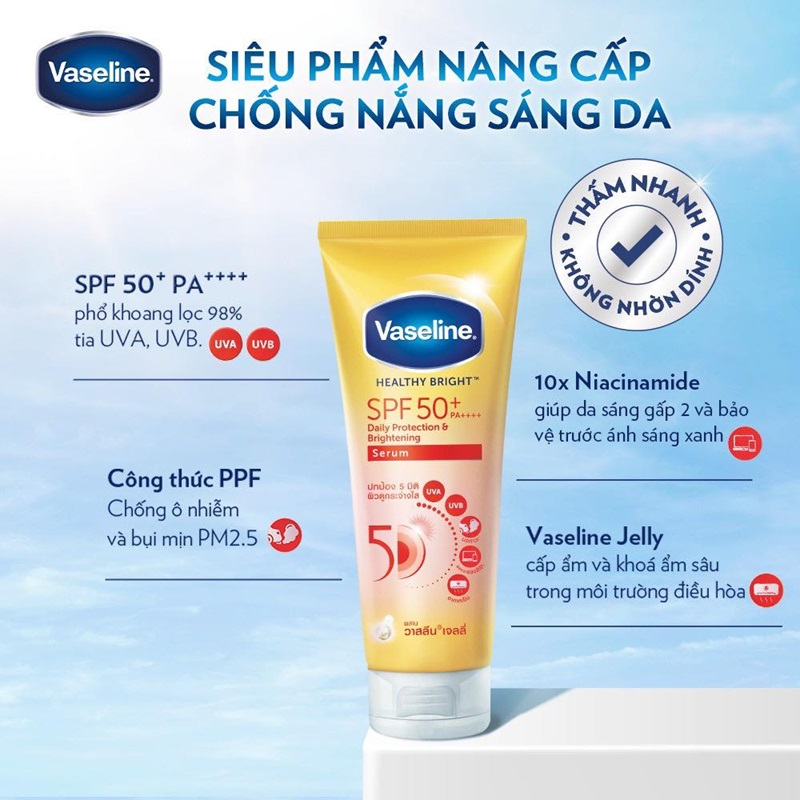 sữa dưỡng thể vaseline